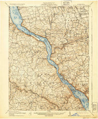 Mc Calls Ferry Pennsylvania Historical topographic map, 1:62500 scale, 15 X 15 Minute, Year 1912