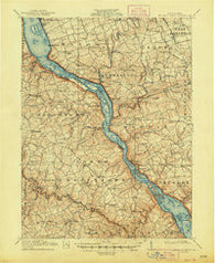 Mc Calls Ferry Pennsylvania Historical topographic map, 1:62500 scale, 15 X 15 Minute, Year 1912