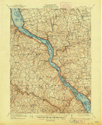 Mc Calls Ferry Pennsylvania Historical topographic map, 1:62500 scale, 15 X 15 Minute, Year 1912