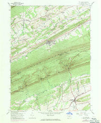 Mc Clure Pennsylvania Historical topographic map, 1:24000 scale, 7.5 X 7.5 Minute, Year 1959