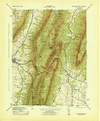 Mc Connellsburg Pennsylvania Historical topographic map, 1:31680 scale, 7.5 X 7.5 Minute, Year 1944