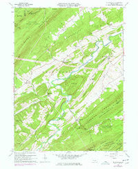 Mc Coysville Pennsylvania Historical topographic map, 1:24000 scale, 7.5 X 7.5 Minute, Year 1960