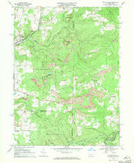 Mc Gees Mills Pennsylvania Historical topographic map, 1:24000 scale, 7.5 X 7.5 Minute, Year 1968
