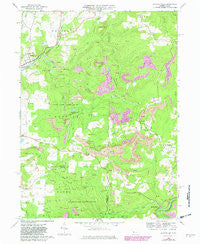 Mc Gees Mills Pennsylvania Historical topographic map, 1:24000 scale, 7.5 X 7.5 Minute, Year 1968