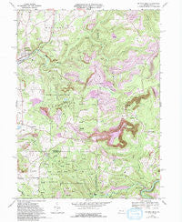 Mc Gees Mills Pennsylvania Historical topographic map, 1:24000 scale, 7.5 X 7.5 Minute, Year 1968