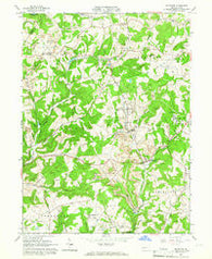 Mc Intyre Pennsylvania Historical topographic map, 1:24000 scale, 7.5 X 7.5 Minute, Year 1964
