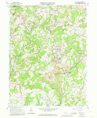 Mc Intyre Pennsylvania Historical topographic map, 1:24000 scale, 7.5 X 7.5 Minute, Year 1964