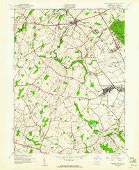 Mc Sherrystown Pennsylvania Historical topographic map, 1:24000 scale, 7.5 X 7.5 Minute, Year 1944