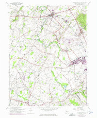 Mc Sherrystown Pennsylvania Historical topographic map, 1:24000 scale, 7.5 X 7.5 Minute, Year 1944