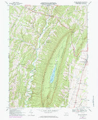 Meadow Grounds Pennsylvania Historical topographic map, 1:24000 scale, 7.5 X 7.5 Minute, Year 1967