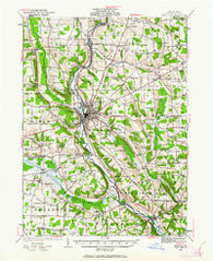 Meadville Pennsylvania Historical topographic map, 1:62500 scale, 15 X 15 Minute, Year 1923
