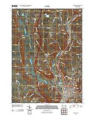 Meadville Pennsylvania Historical topographic map, 1:24000 scale, 7.5 X 7.5 Minute, Year 2010