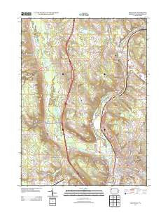 Meadville Pennsylvania Historical topographic map, 1:24000 scale, 7.5 X 7.5 Minute, Year 2013