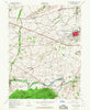 Mechanicsburg Pennsylvania Historical topographic map, 1:24000 scale, 7.5 X 7.5 Minute, Year 1952