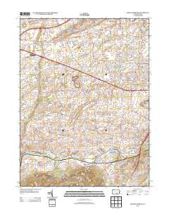 Mechanicsburg Pennsylvania Historical topographic map, 1:24000 scale, 7.5 X 7.5 Minute, Year 2013