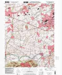 Mechanicsburg Pennsylvania Historical topographic map, 1:24000 scale, 7.5 X 7.5 Minute, Year 1999