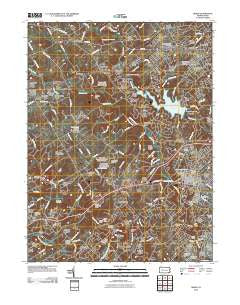 Media Pennsylvania Historical topographic map, 1:24000 scale, 7.5 X 7.5 Minute, Year 2010