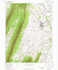 Mercersburg Pennsylvania Historical topographic map, 1:24000 scale, 7.5 X 7.5 Minute, Year 1943