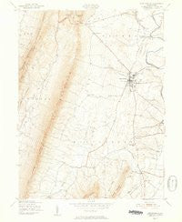 Mercersburg Pennsylvania Historical topographic map, 1:24000 scale, 7.5 X 7.5 Minute, Year 1943