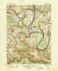 Meshoppen Pennsylvania Historical topographic map, 1:31680 scale, 7.5 X 7.5 Minute, Year 1947