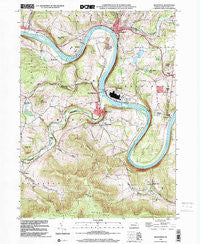 Meshoppen Pennsylvania Historical topographic map, 1:24000 scale, 7.5 X 7.5 Minute, Year 1999
