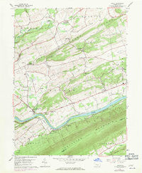 Mexico Pennsylvania Historical topographic map, 1:24000 scale, 7.5 X 7.5 Minute, Year 1959