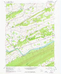Mexico Pennsylvania Historical topographic map, 1:24000 scale, 7.5 X 7.5 Minute, Year 1959