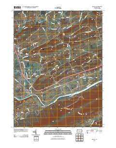 Mexico Pennsylvania Historical topographic map, 1:24000 scale, 7.5 X 7.5 Minute, Year 2010