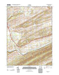 Mexico Pennsylvania Historical topographic map, 1:24000 scale, 7.5 X 7.5 Minute, Year 2013