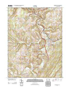 Meyersdale Pennsylvania Historical topographic map, 1:24000 scale, 7.5 X 7.5 Minute, Year 2013