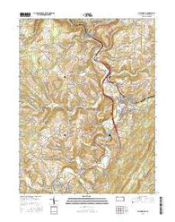 Meyersdale Pennsylvania Current topographic map, 1:24000 scale, 7.5 X 7.5 Minute, Year 2016