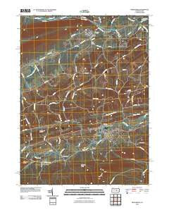 Middleburg Pennsylvania Historical topographic map, 1:24000 scale, 7.5 X 7.5 Minute, Year 2010