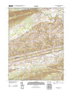 Middleburg Pennsylvania Historical topographic map, 1:24000 scale, 7.5 X 7.5 Minute, Year 2013