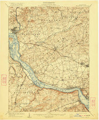 Middletown Pennsylvania Historical topographic map, 1:62500 scale, 15 X 15 Minute, Year 1908