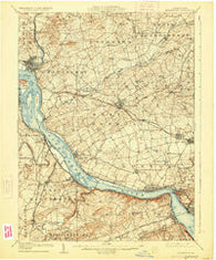Middletown Pennsylvania Historical topographic map, 1:62500 scale, 15 X 15 Minute, Year 1908