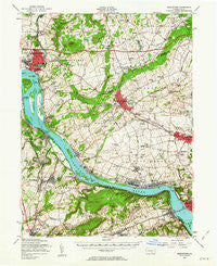 Middletown Pennsylvania Historical topographic map, 1:62500 scale, 15 X 15 Minute, Year 1956