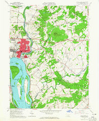 Middletown Pennsylvania Historical topographic map, 1:24000 scale, 7.5 X 7.5 Minute, Year 1963