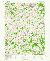 Midway Pennsylvania Historical topographic map, 1:24000 scale, 7.5 X 7.5 Minute, Year 1954