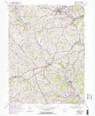 Midway Pennsylvania Historical topographic map, 1:24000 scale, 7.5 X 7.5 Minute, Year 1954