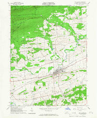 Mifflinburg Pennsylvania Historical topographic map, 1:24000 scale, 7.5 X 7.5 Minute, Year 1965