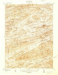 Mifflinburg Pennsylvania Historical topographic map, 1:48000 scale, 15 X 15 Minute, Year 1938