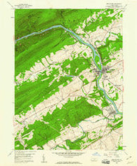 Mifflintown Pennsylvania Historical topographic map, 1:24000 scale, 7.5 X 7.5 Minute, Year 1959
