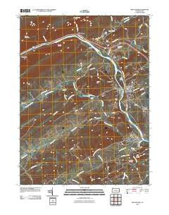 Mifflintown Pennsylvania Historical topographic map, 1:24000 scale, 7.5 X 7.5 Minute, Year 2010