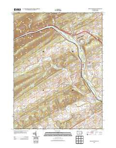 Mifflintown Pennsylvania Historical topographic map, 1:24000 scale, 7.5 X 7.5 Minute, Year 2013