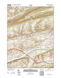 Mifflinville Pennsylvania Historical topographic map, 1:24000 scale, 7.5 X 7.5 Minute, Year 2013