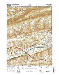 Mifflinville Pennsylvania Current topographic map, 1:24000 scale, 7.5 X 7.5 Minute, Year 2016