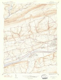Mifflinville Pennsylvania Historical topographic map, 1:24000 scale, 7.5 X 7.5 Minute, Year 1947