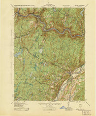 Milford Pennsylvania Historical topographic map, 1:62500 scale, 15 X 15 Minute, Year 1944