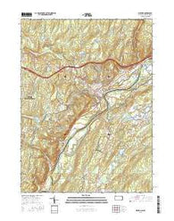Milford Pennsylvania Current topographic map, 1:24000 scale, 7.5 X 7.5 Minute, Year 2016