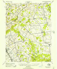 Milford Square Pennsylvania Historical topographic map, 1:24000 scale, 7.5 X 7.5 Minute, Year 1943